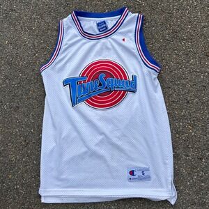 Champion Space Jam Tune Squad Lola Bunny Jersey 10 White Mesh Mens Small